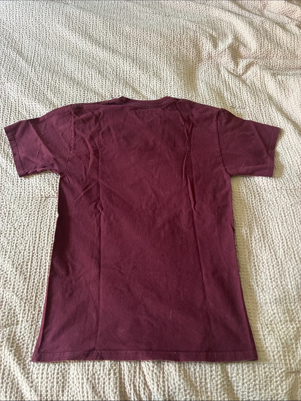Champion Maroon Crewneck Logo Tee - Picture 3 of 3